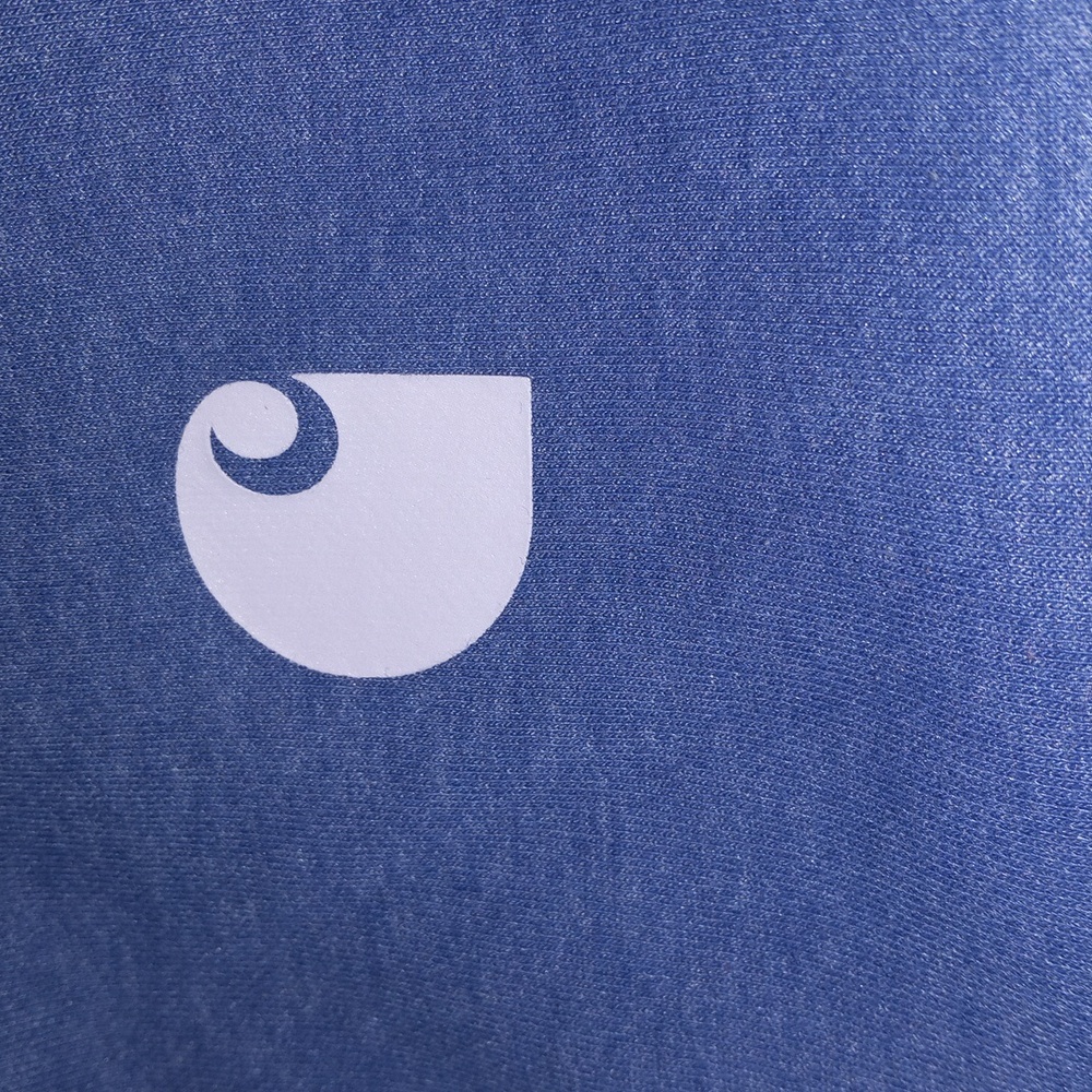 Carhartt Blue Hoodie Sweatshirt - Picture 4 of 4